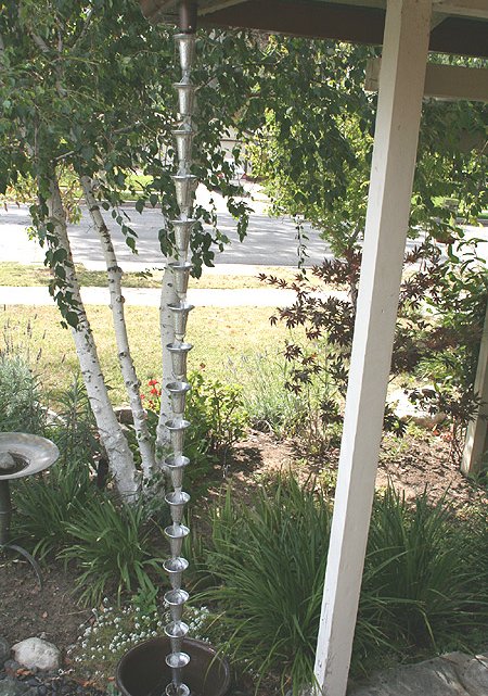 aluminium rain chain