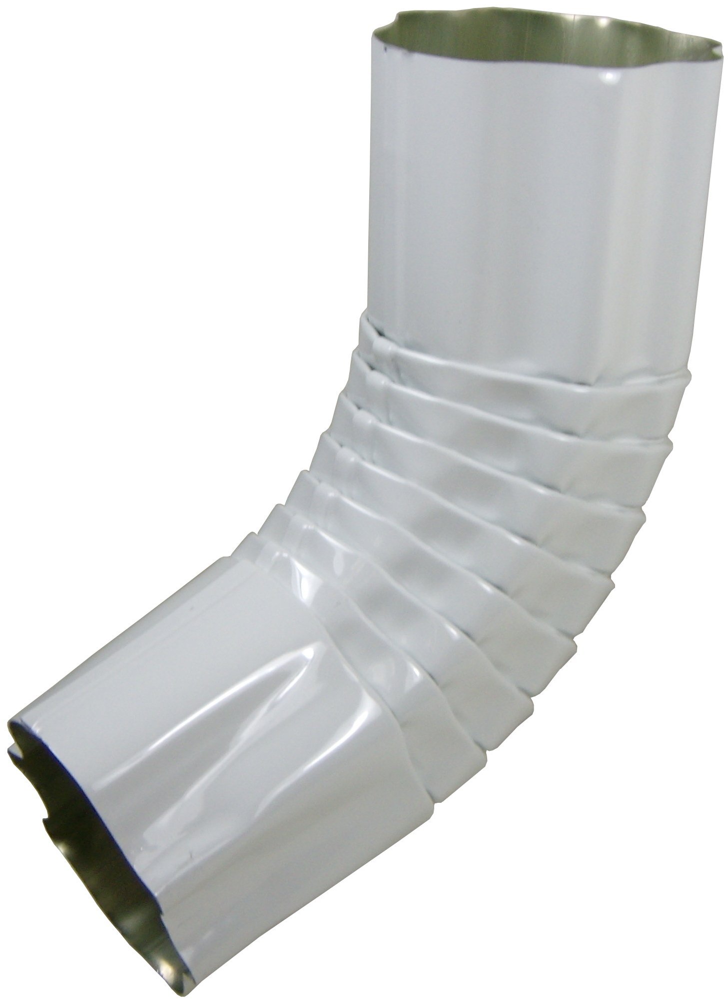 elbows are fittings that attach to the downspout one end of the gutter elbow is crimped so that