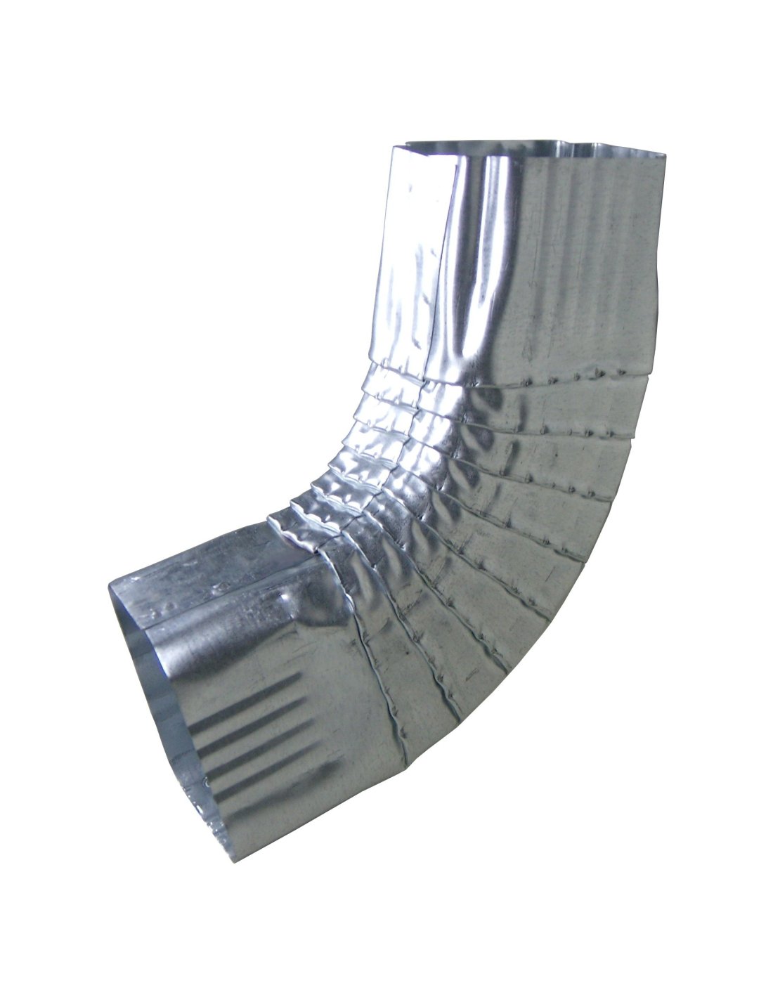 A Galvanized "B" Style Elbow refers to an elbow that, when attached to