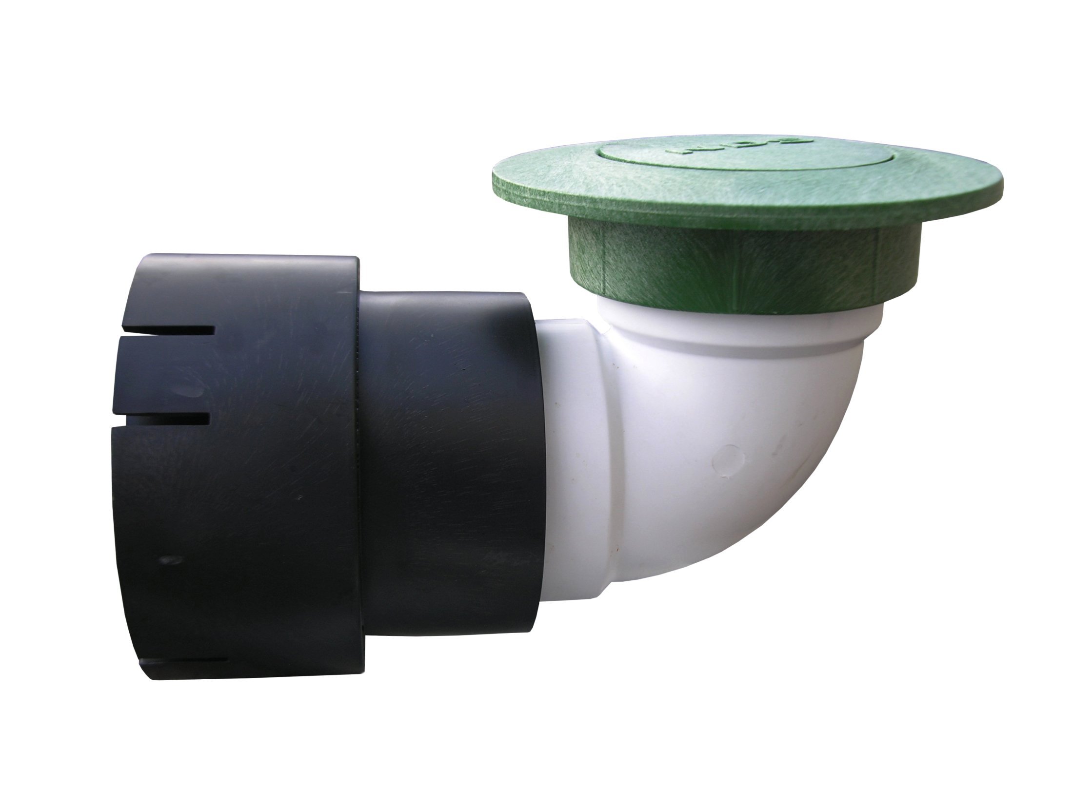 4" Pop Up Emitter that comes with an Elbow & Adapter.