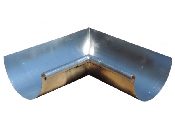 Mill Finish Aluminum miters, or corner pieces, are the gutter fittings that connect two gutters