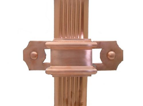 Copper Brighton Downspout Bracket