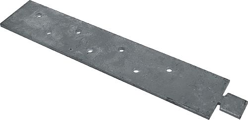 Preweathered Zinc Mounting Rail Strap - Gutter Straps