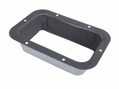 3x4 Rectangular Outlet Wide Flange - Aluminum