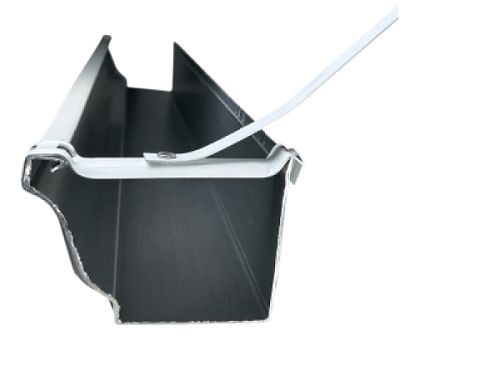 K style wrap around hanger attached to gutter