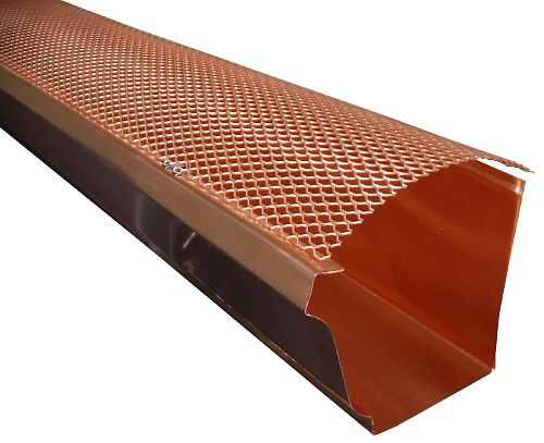 K Style Hinged Gutter Screens - Copper Gutter Screens