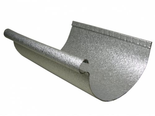 Half Round Galvalume Rain Gutters - Half Round Gutters - Rain Gutter Supplies