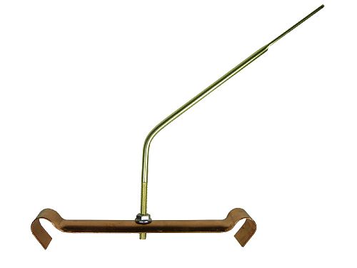 Double Bead Bar Hanger with Rod attached | Gutter Hanger