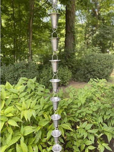 Aluminum Flared Cups Rain Chain