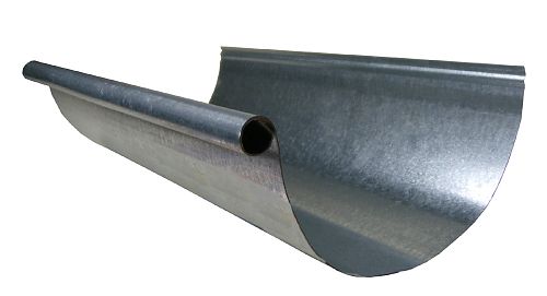 Shop Galvanized Steel Half Round Steel Gutters Gutter Supply