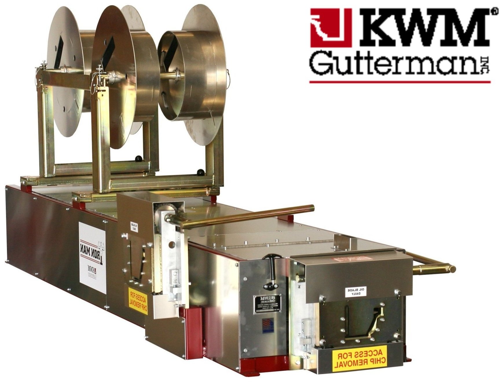 click for a larger view 5 6k ironman gutter machine