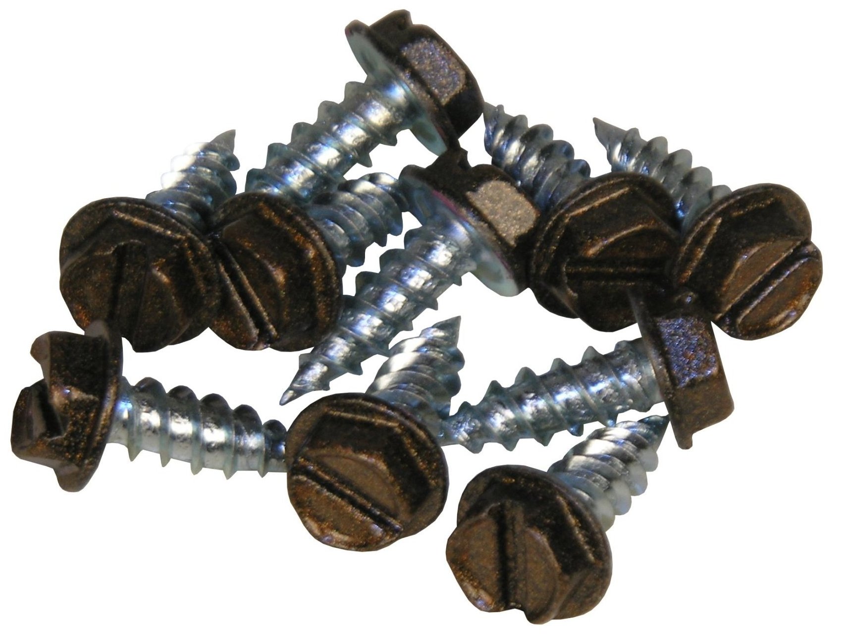 zip screws are the contractor coice for fastening downspouts and elbows