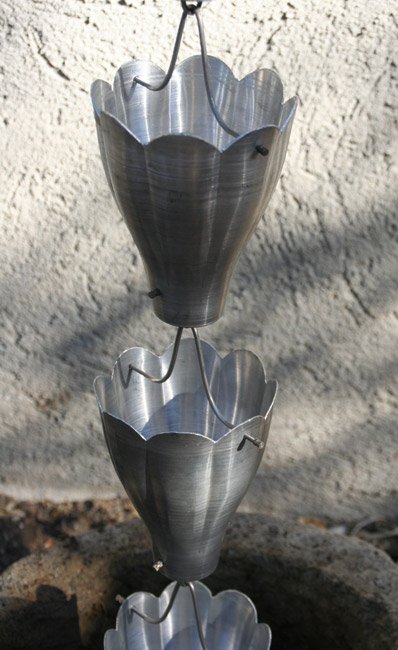 aluminium rain chain