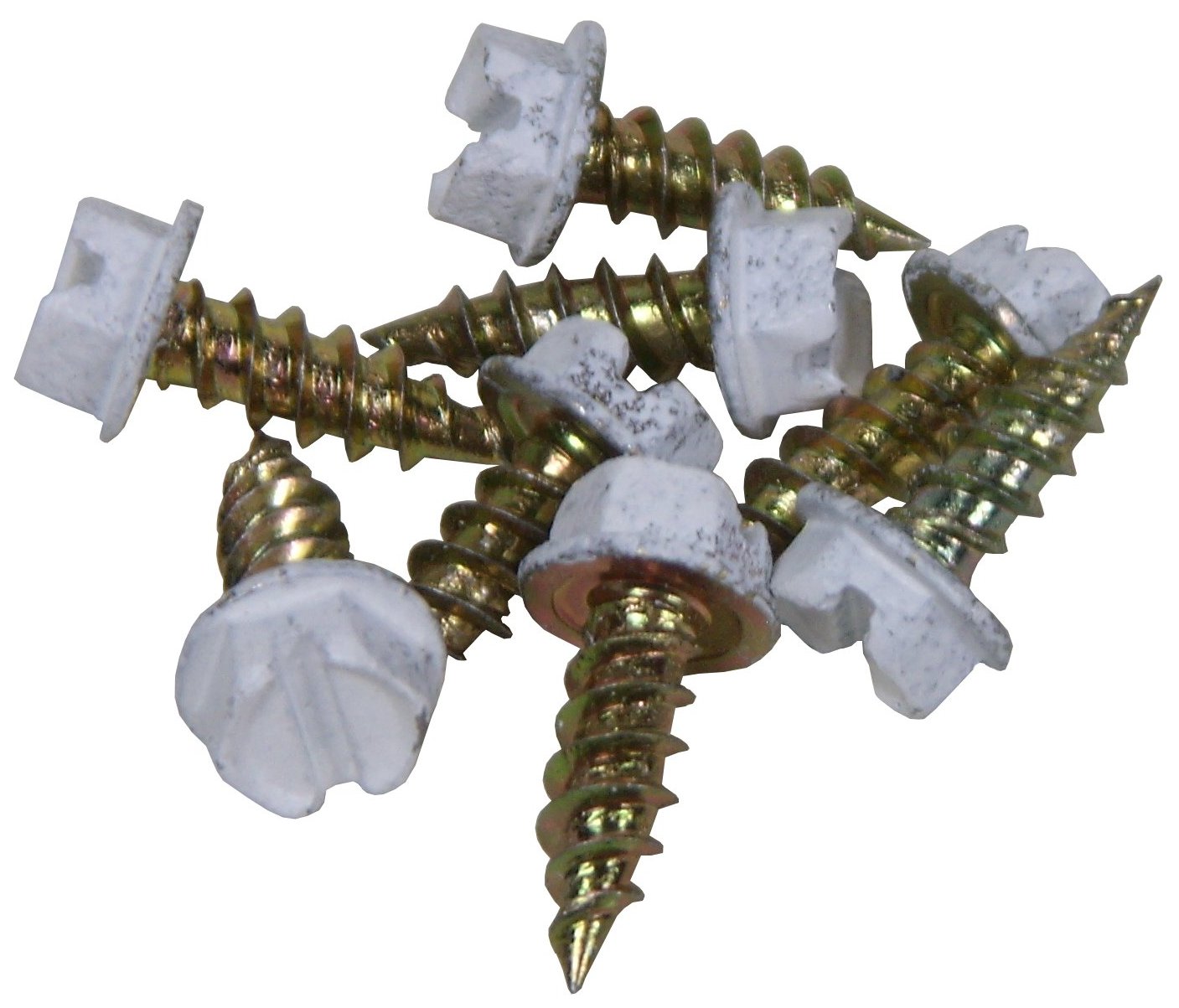 Zip screws are the contractor coice for fastening downspouts and elbows
