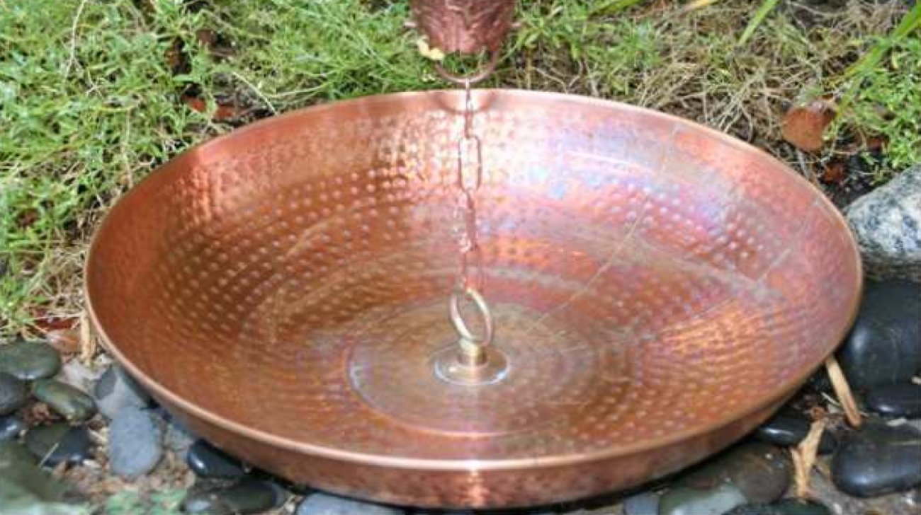 Gutter Downspout Rain Chain Accessories Copper Click For A Larger View