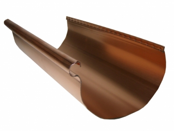 Gutters Whats Your Thoughts Though I Ve Never Installed It Myself Have Seen Designer Copper Which Is A Bronze Aluminum Intended To Look Like Weathered Looked Excellent