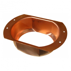 K Style Copper Oval Outlet (Bulk)