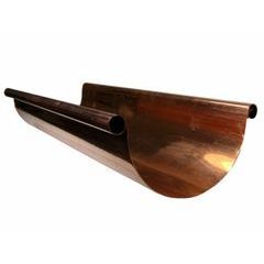 Copper Half Round Double Bead Gutters