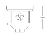 Aluminum - Fleur-De-Lis Conductor Head