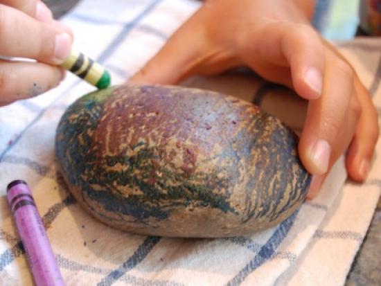 Rocks Into Paperweights