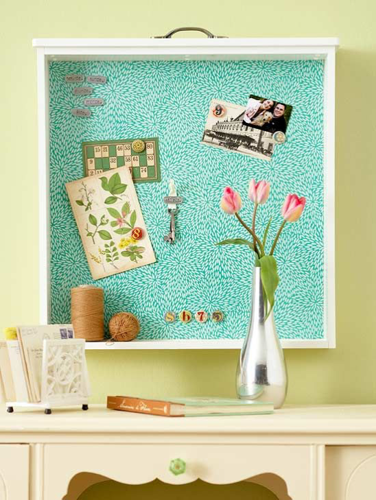 Drawer into Bulletin Board