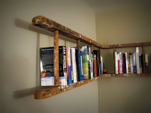 Ladder into a Bookshelf