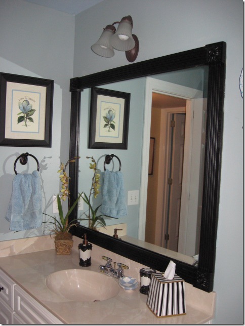 Plain Mirror Into Framed Mirror